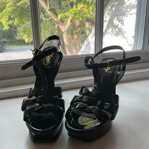 Ysl black heels size 38 never been worn!